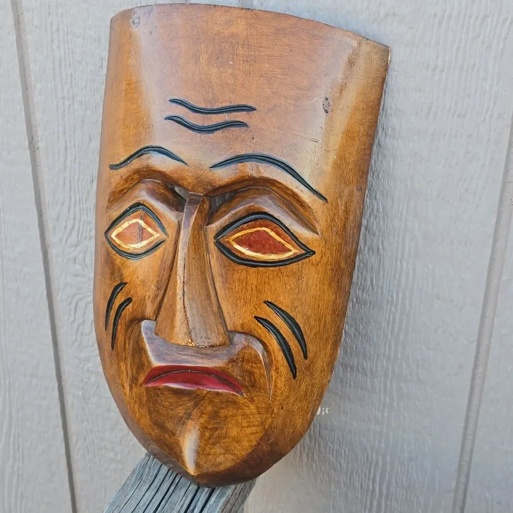 Wood Mask carved wooden